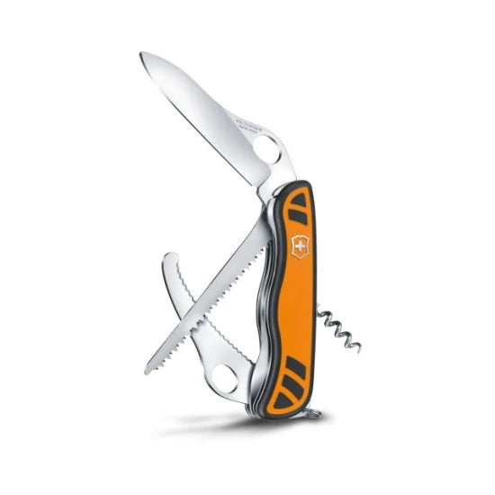 Briceag Victorinox Hunter Xt Grip One Hand, Galben/negru, 11.10 Cm