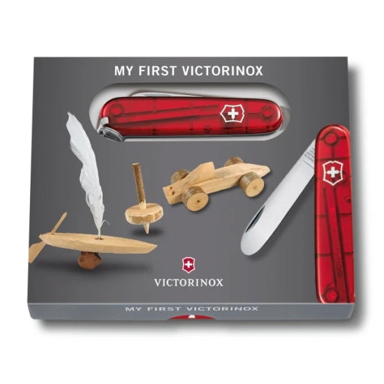 Briceag Victorinox My First H, Rosu Transparent