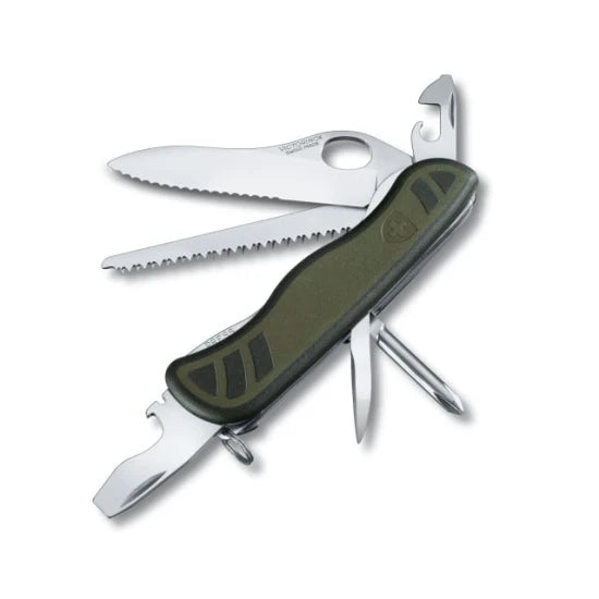 Briceag Victorinox Official Swiss Soldier's Knife 08, One Hand, Verde, 11.10cm