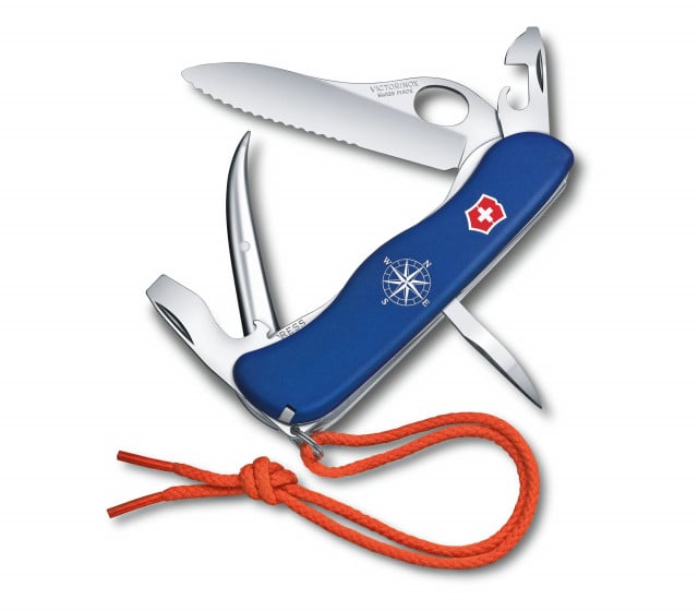 Briceag Victorinox Skipper Pro One Hand, Albastru, 11.10cm