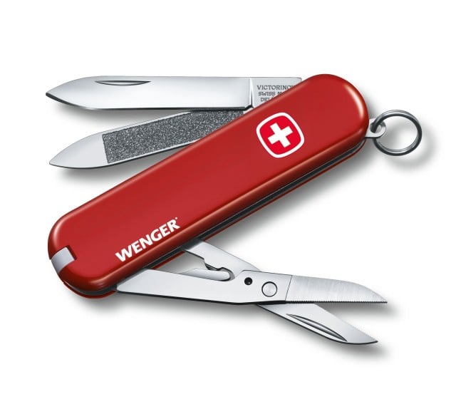 Briceag Victorinox Wenger, Rosu, 6.50cm