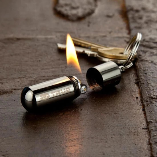 Bricheta Breloc True Utility Firestash, Chrome Plated Zinc