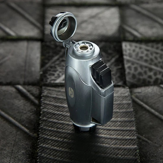 Bricheta True Utility Turbojet Firewire Lighter, Anodised Aluminium