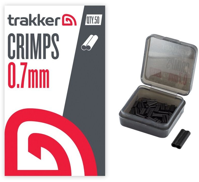 Bride Duble Trakker Crimps, 0.7mm, 50buc/plic