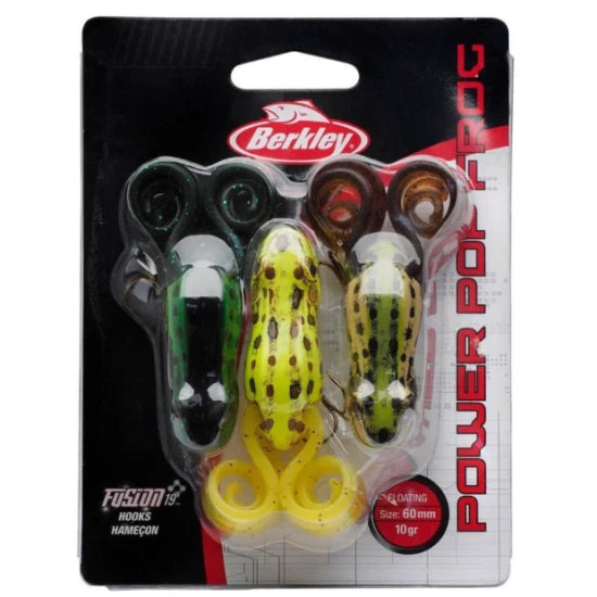 Broasca Berkley Frenzy Power Pop Pack, Assorted, 6cm, 10g, 3buc/pac