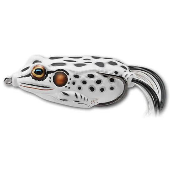 Broasca Live Target Hollow Body Frog Walking Bait, Albino / White, 4.5cm, 7g