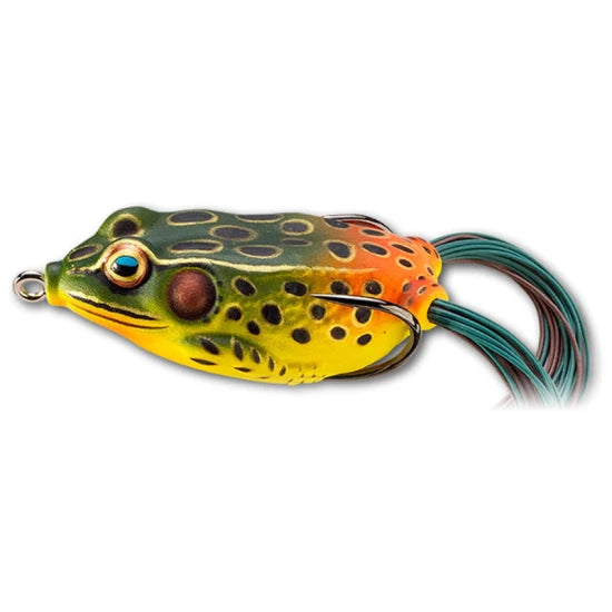 Broasca Live Target Hollow Body Frog Walking Bait, Emerald / Red, 5.5cm, 18g