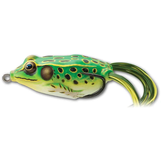 Broasca Live Target Hollow Body Frog Walking Bait, Green / Yellow, 4.5cm, 7g
