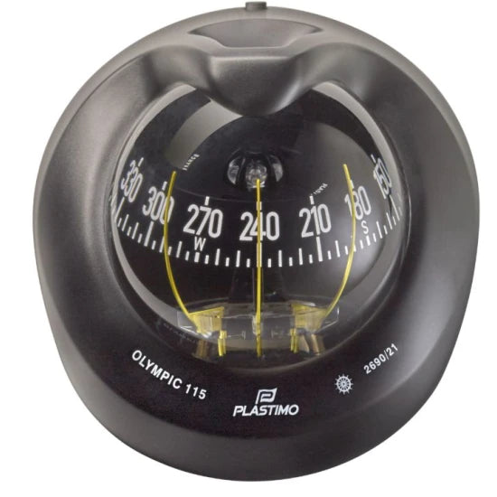 Busola Plastimo Olympic 115 Einbau 45degrees, Schwarz, Konisch