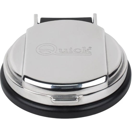 Buton De Punte Pentru Troliu Quick Down, Capac Inox, Negru
