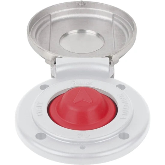 Buton De Punte Pentru Troliu Quick Up, Capac Inox, Alb