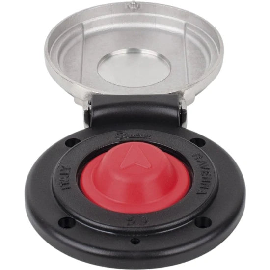 Buton De Punte Pentru Troliu Quick Up, Capac Inox, Negru