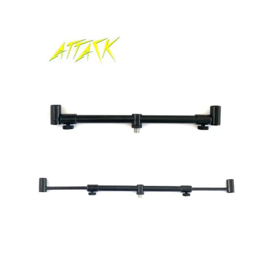 Buzz Bar Reglabil  Attack Aluminiu Negru 2 Psoturi 25-40cm