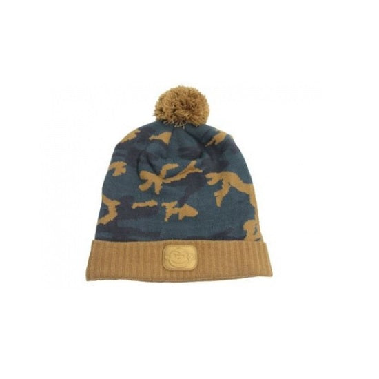 CACIULA RIDGE MONKEY BOBBLE HAT BROWN CAMO STYLE