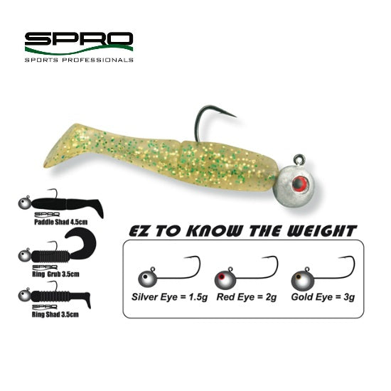 CAP TWISTER SPRO MICRO JIG HEAD NR 4 2GR 5 BUC