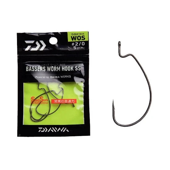 Carlig Daiwa Offset Bassers Worm Nr.02/6buc