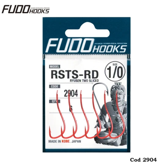 Carlig Fudo Ryusen Two Sliced Rd (red) Nr.2/0  5buc/plic