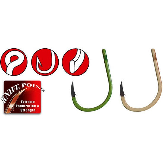 CARLIG GAMAKATSU A1 G-CARP CAMOUGREEN SPEC.X Nr.6 10buc/plic