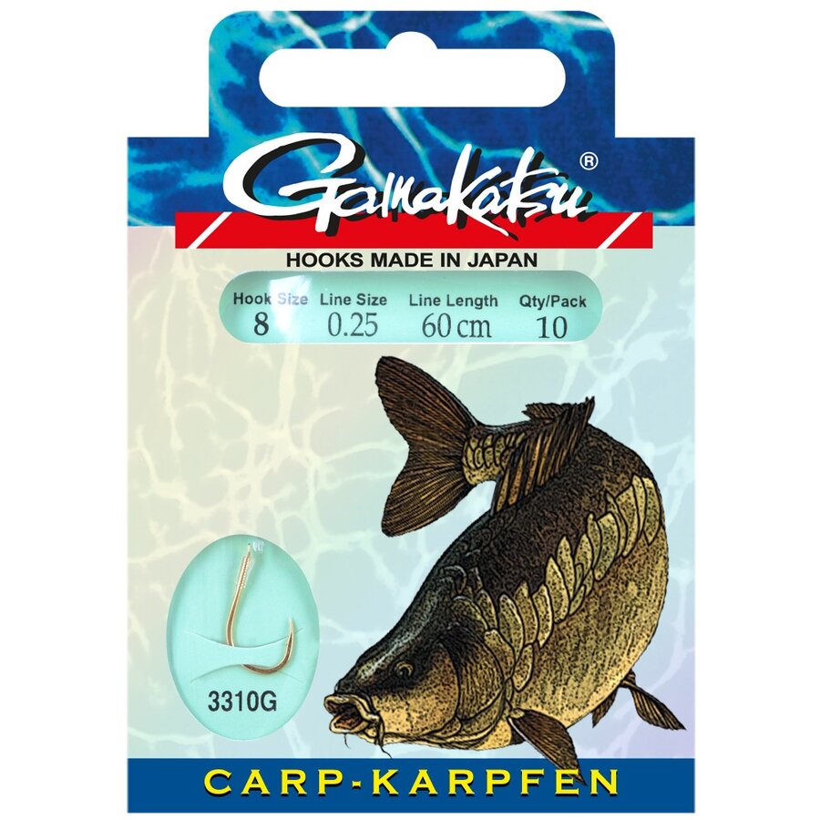 CARLIG GAMAKATSU BOOKLET CARP 0.20MM NR.10 10BUC/PLIC