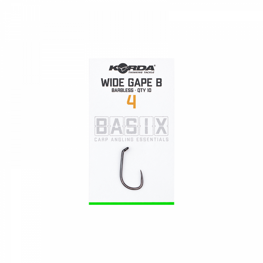 CARLIG KORDA BASIX WIDE GAPE BARBLESS NR.2 10BUC/PLIC