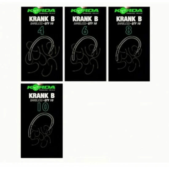 Carlig Korda Krank Barbless Nr.10 10buc/plic