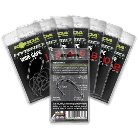 Carlig  Korda Wide Gape Nr.4 10buc/pl
