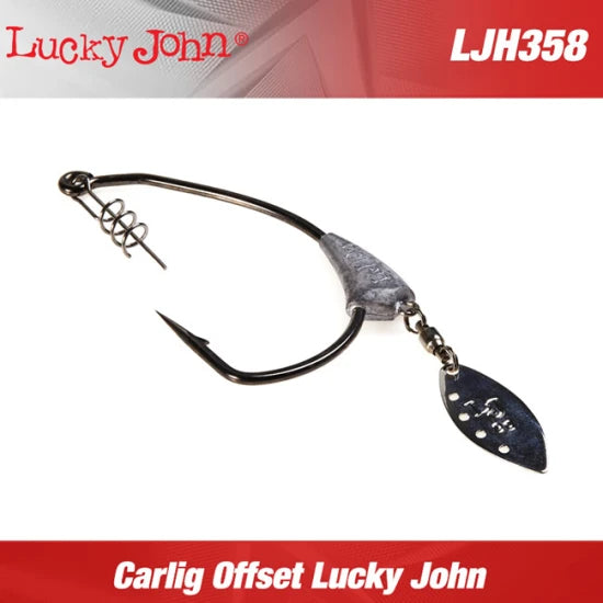 Carlig Lucky John Carlige Offset Cu Paleta 14g 10/0