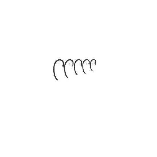 Carlig Mustad Crap Xv2 Curved Ochi Nichel Negru Nr.8
