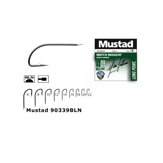 Carlig Mustad Pentru Momeala Larva Nr 8