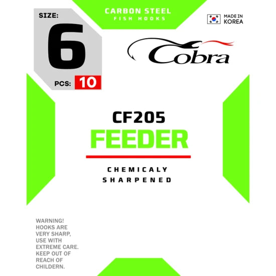 Carlige Cobra Cf205 Feeder Nr.6 10buc/plic