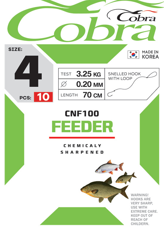 CARLIGE COBRA CNF100 FEEDER LEGATE Nr.10 FIR 0.14MM 10buc/plic