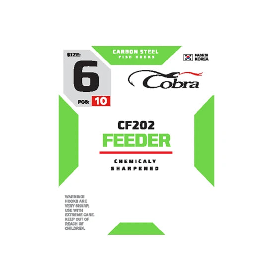 Carlige Cobra Feeder Master Nr.10 10buc/plic