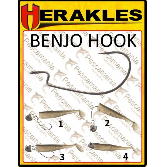 Carlige Colmic Herakles Offset Benjo Nr 4 6buc/plic