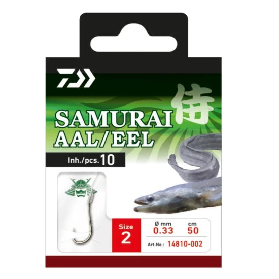 Carlige Daiwa Samurai Eel Nr.1 10buc/plic