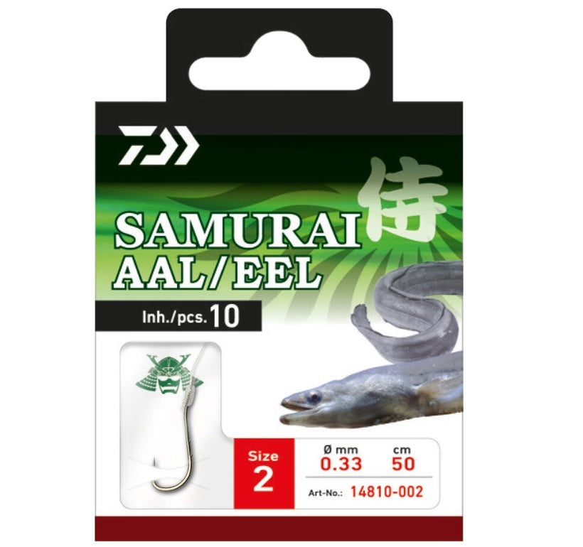 CARLIGE DAIWA SAMURAI EEL Nr.8 10BUC/PLIC