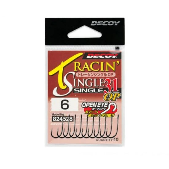 Carlige Decoy 32op Tracin Single Open Nr.4 10/plic