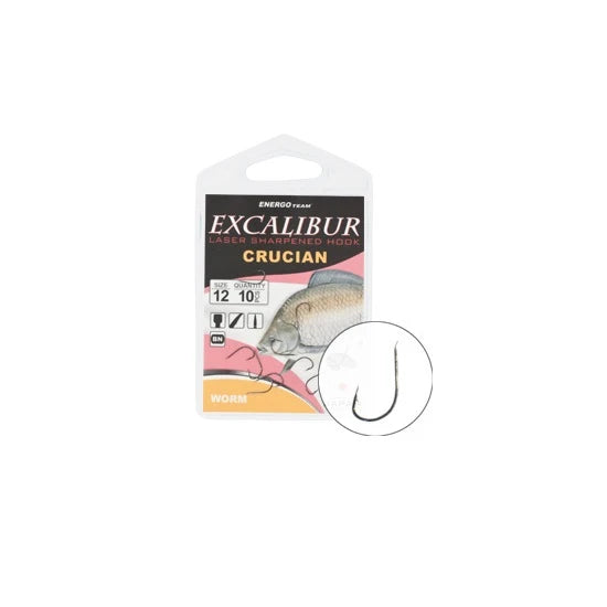 Carlige Energo Excalibur Crucian Worm Ns Nr 12