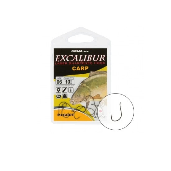 Carlige Energo Team Excalibur Carp Maggot Ns Nr 10