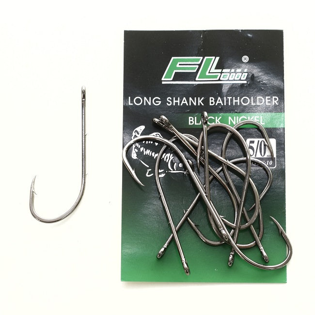 CARLIGE FL LONG SHANK BAITHOLDER 10BUC/PLIC MARIME 7/0