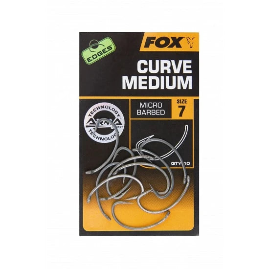 Carlige Fox Edges Armapoint Curve Shank Medium Nr.8 10/plic
