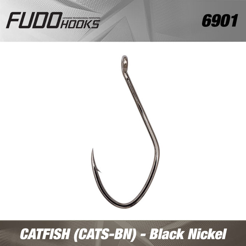 CARLIGE FUDO CATFISH CATS BN black nickel Nr.7/0  4buc/plic