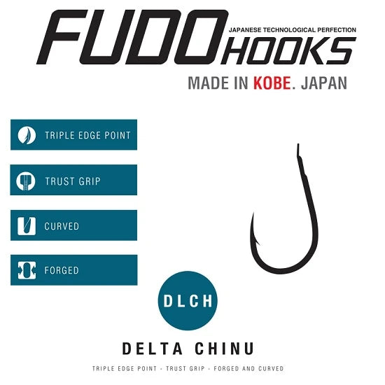 Carlige Fudo Delta Chinu Bn-0001 Nr.3 Bn Black Nickel 17buc/plic