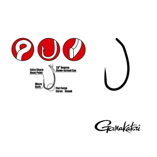 Carlige Gamakatsu G Carp Snagger  Nr 6 10bucati
