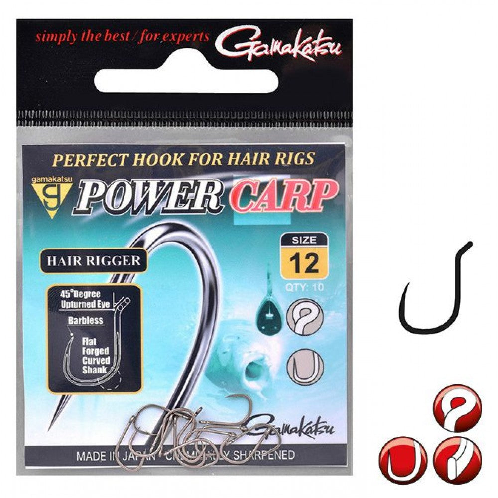 CARLIGE GAMAKATSU POWER CARP HAIR RIGGER BL NR.8 10BUC/PLIC