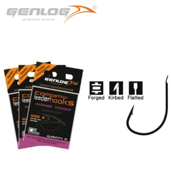 Carlige Genlog Competition Feeder Intense Nr 8 10 Pcs