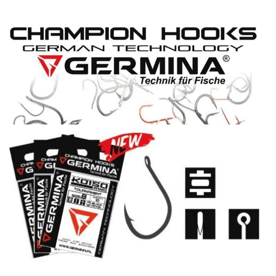 Carlige Germina Champion Koiso Ring Bn Nr 4 10 Pcs