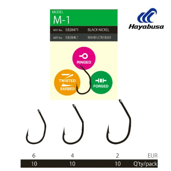 Carlige Hayabusa M1 Nonreflect Nr 4 10buc