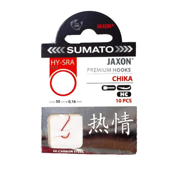 Carlige Jaxon Legate Sumato Chika Nr 12   0,16 Mm