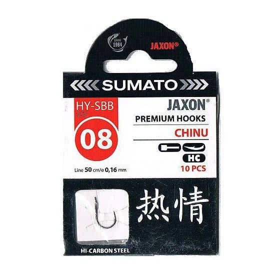 Carlige Jaxon Legate Sumato Chinu Nr 4   0,16 Mm