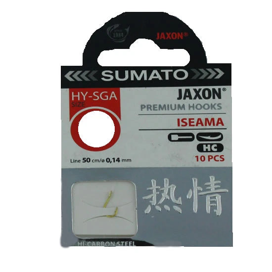 Carlige Jaxon Legate Sumato Iseama Nr 8   0,14 Mm